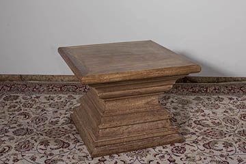 Mesa de canto de madeira maciça